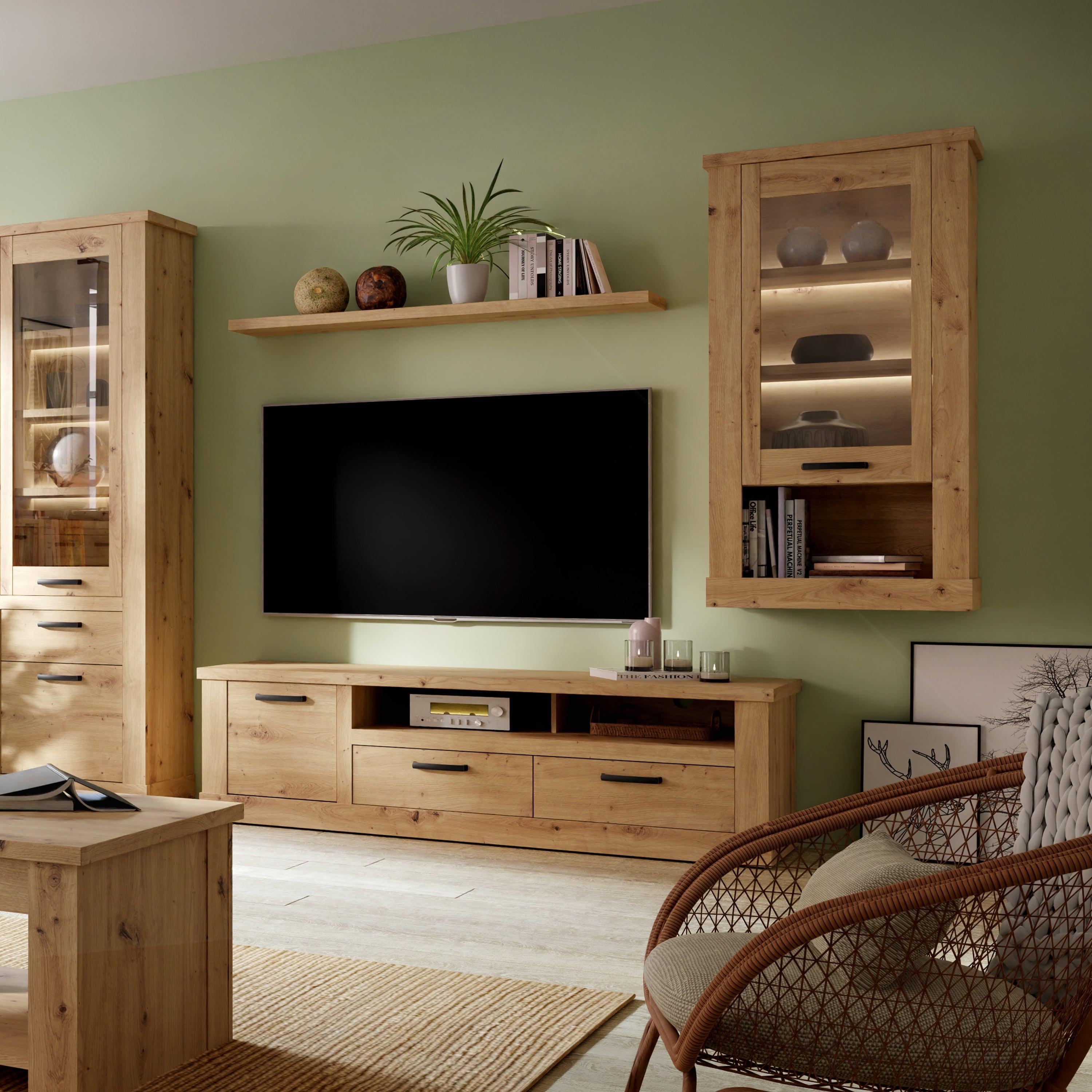 Corona Wall Display cabinet in Artisan Oak - image 5