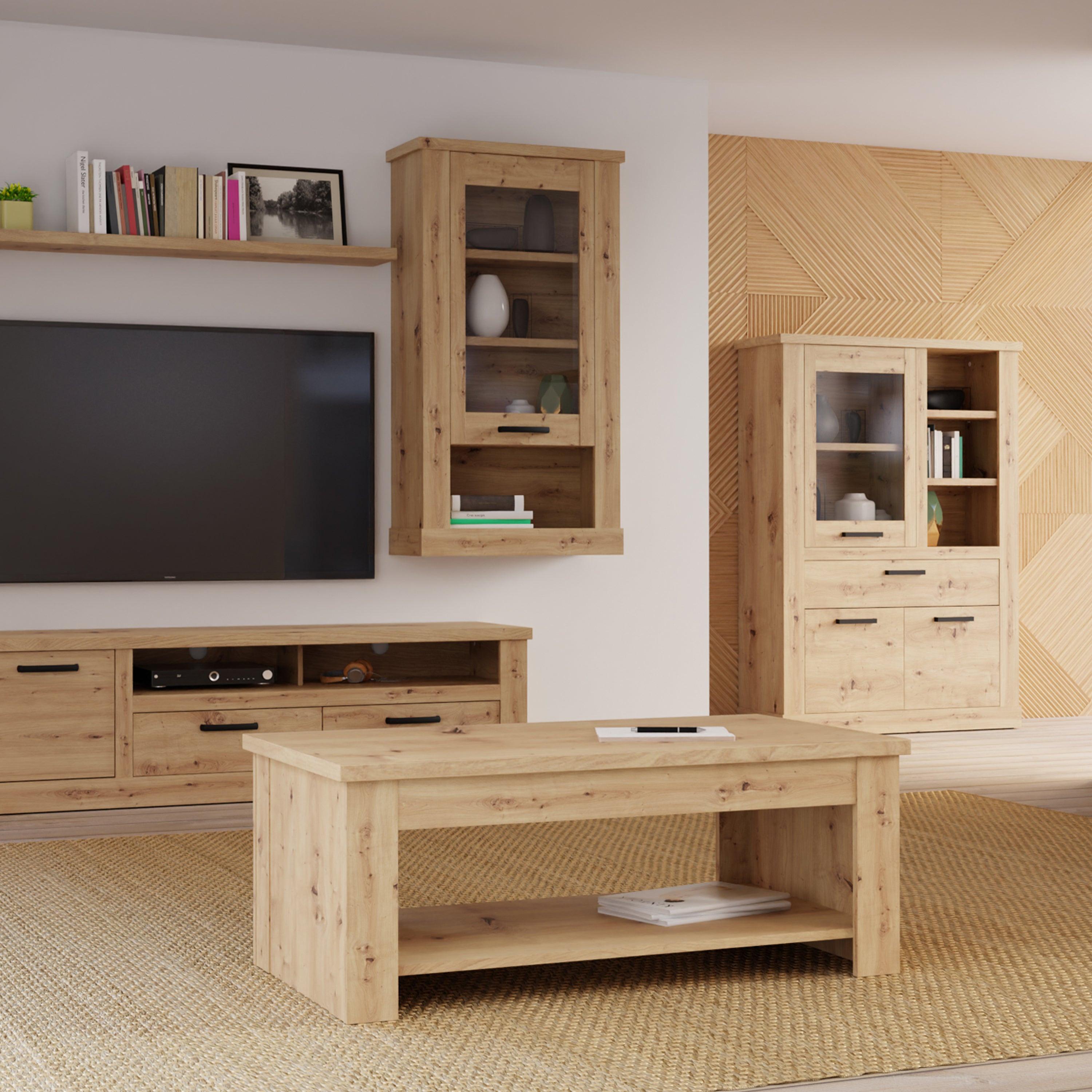 Corona Wall Display cabinet in Artisan Oak - image 6