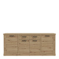 Corona 4 Door 2 Drawer Sideboard in Artisan Oak - image 2