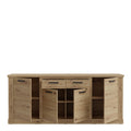 Corona 4 Door 2 Drawer Sideboard in Artisan Oak - image 4