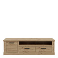 Corona 2 Drawer 1 Door Coffee TV Unit in Artisan Oak - image 2