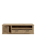 Corona 2 Drawer 1 Door Coffee TV Unit in Artisan Oak - image 4