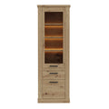 Corona Narrow Display Cabinet in Artisan Oak - image 2