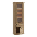 Corona Narrow Display Cabinet in Artisan Oak - image 3