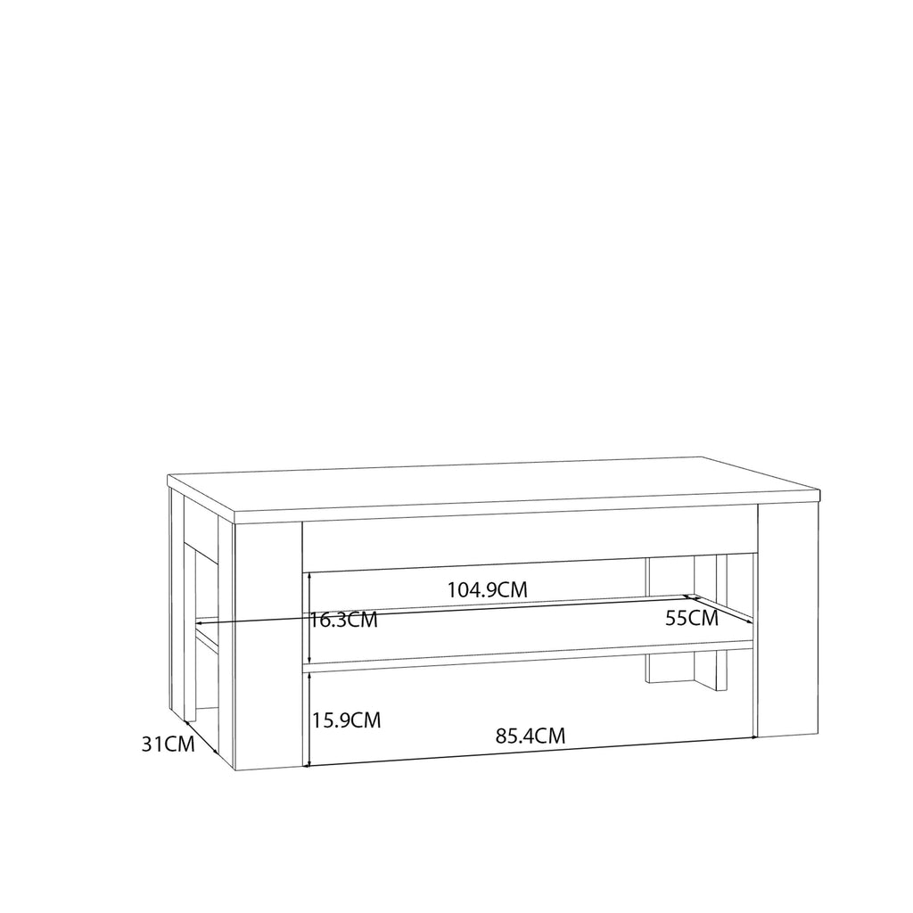 Grafton Coffee Table in Oak - image 6