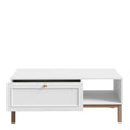 Wensley 1 Drawer Coffee Table in Light Grey and Oak - image 4