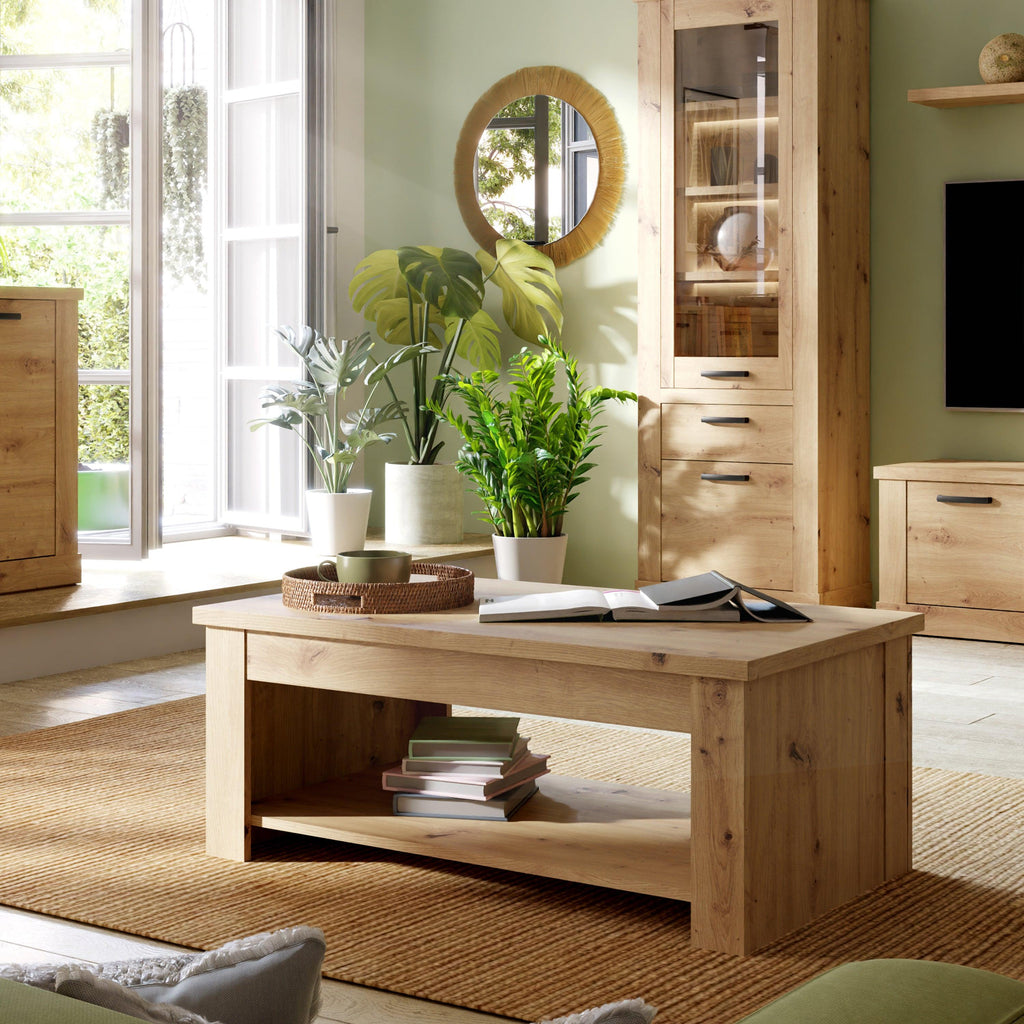 Corona Rising Coffee Table in Artisan Oak - image 5