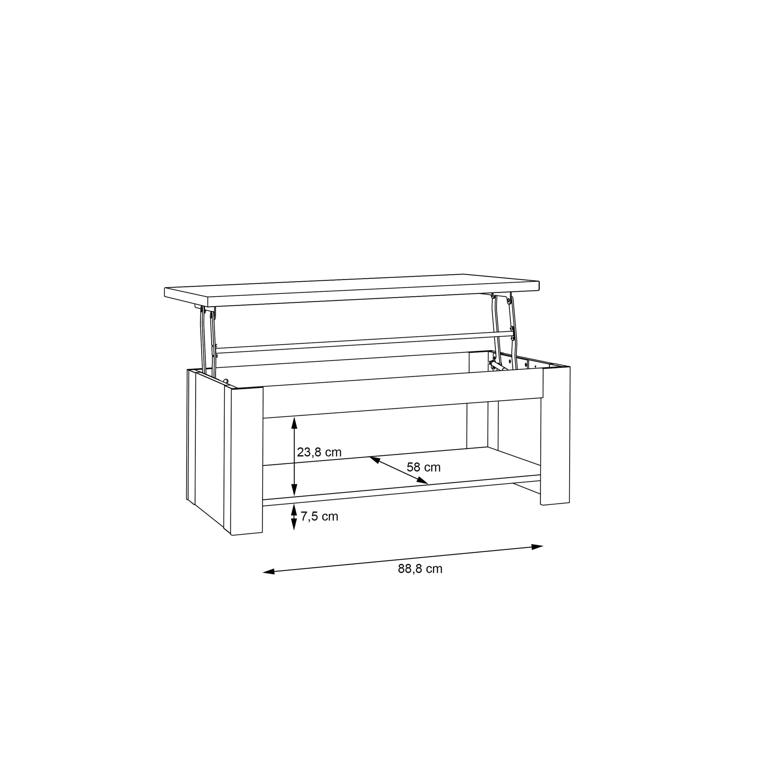 Corona Rising Coffee Table in Artisan Oak - image 9