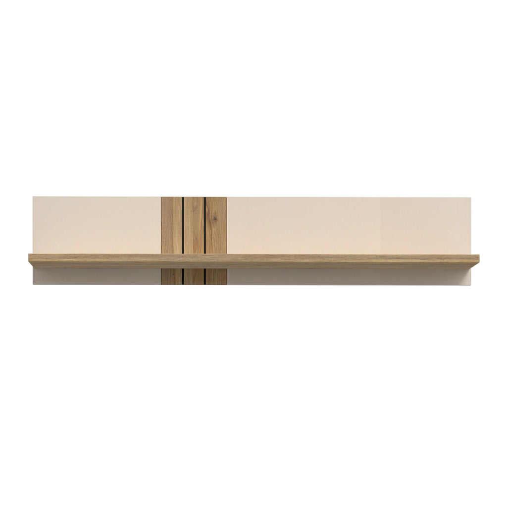 Grafton Wall Shelf in Cream and Oak - image 2