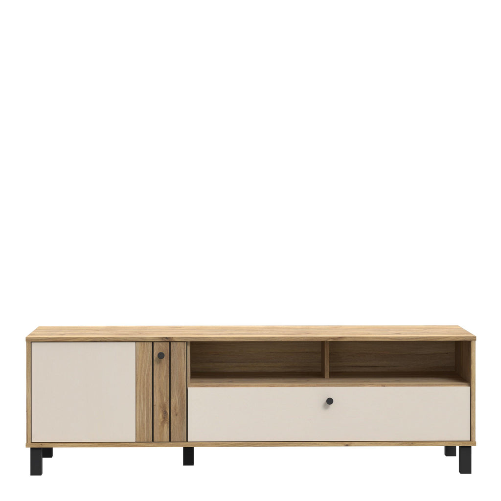 Grafton TV Unit n Cream and Oak - image 2