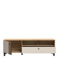Grafton TV Unit n Cream and Oak - image 4