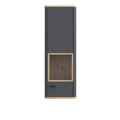 Klara Display Cabinet with 1 Glass Door in Grey and Oak - image 2