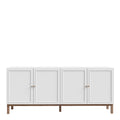 Wensley 4 Door 1 Drawer Sideboard in Light Grey and Oak - image 2