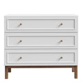 Wensley 3 Drawer Chest in Light Grey and Oak - image 2