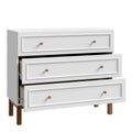 Wensley 3 Drawer Chest in Light Grey and Oak - image 3