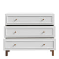Wensley 3 Drawer Chest in Light Grey and Oak - image 4