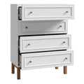Wensley 4 Drawer Chest in Light Grey and Oak - image 3