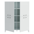 Sali 4 Door Highboard in Light Grey - image 4