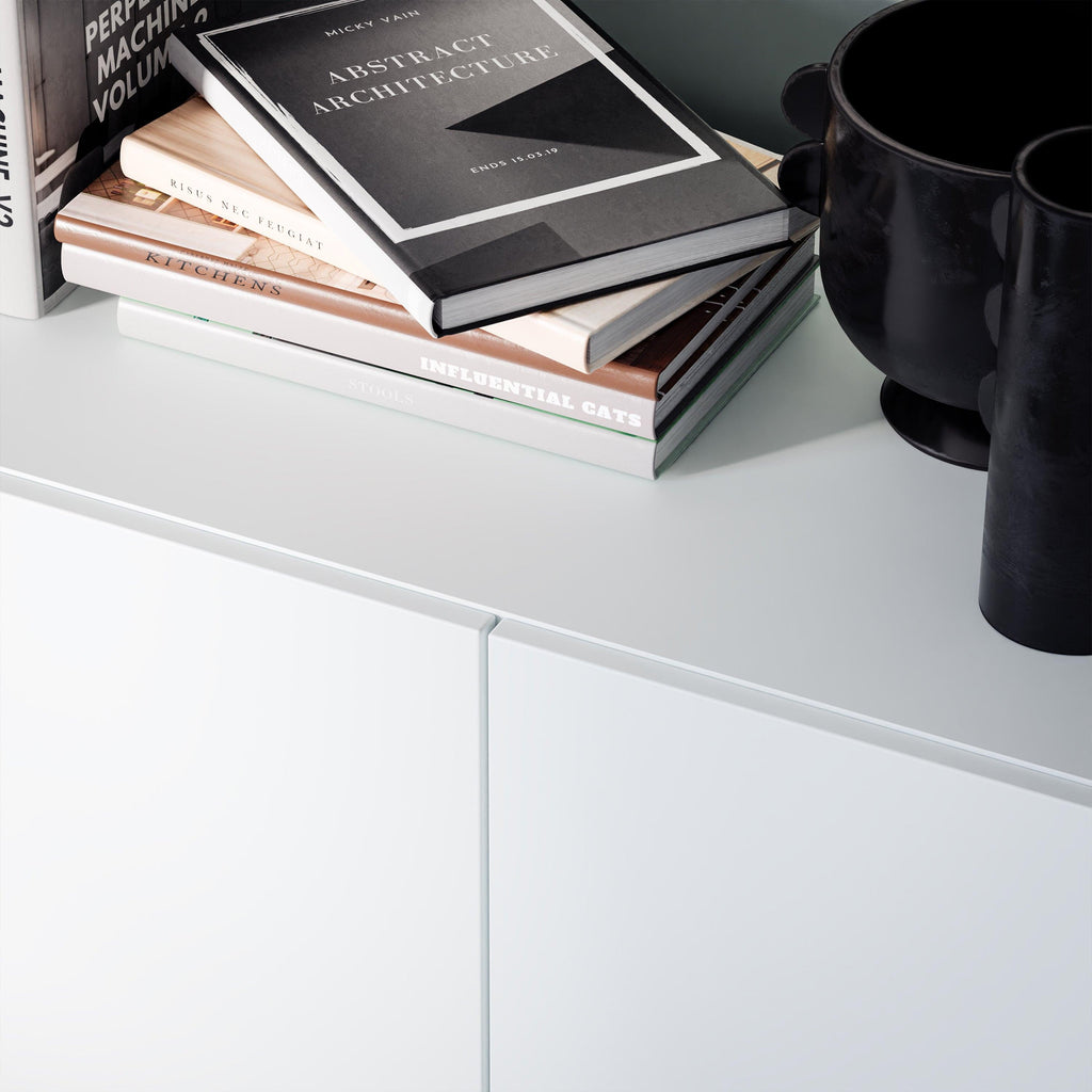 Sali 4 Door Highboard in Light Grey - image 7