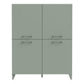 Sali 4 Door Highboard in Sage Green - image 2