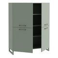 Sali 4 Door Highboard in Sage Green - image 3