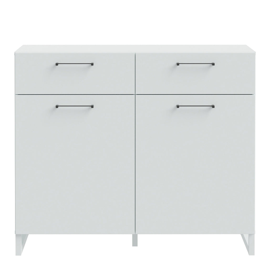 Sali 2 Door 2 Drawer Chest in Light Grey - image 2