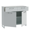 Sali 2 Door 2 Drawer Chest in Light Grey - image 3