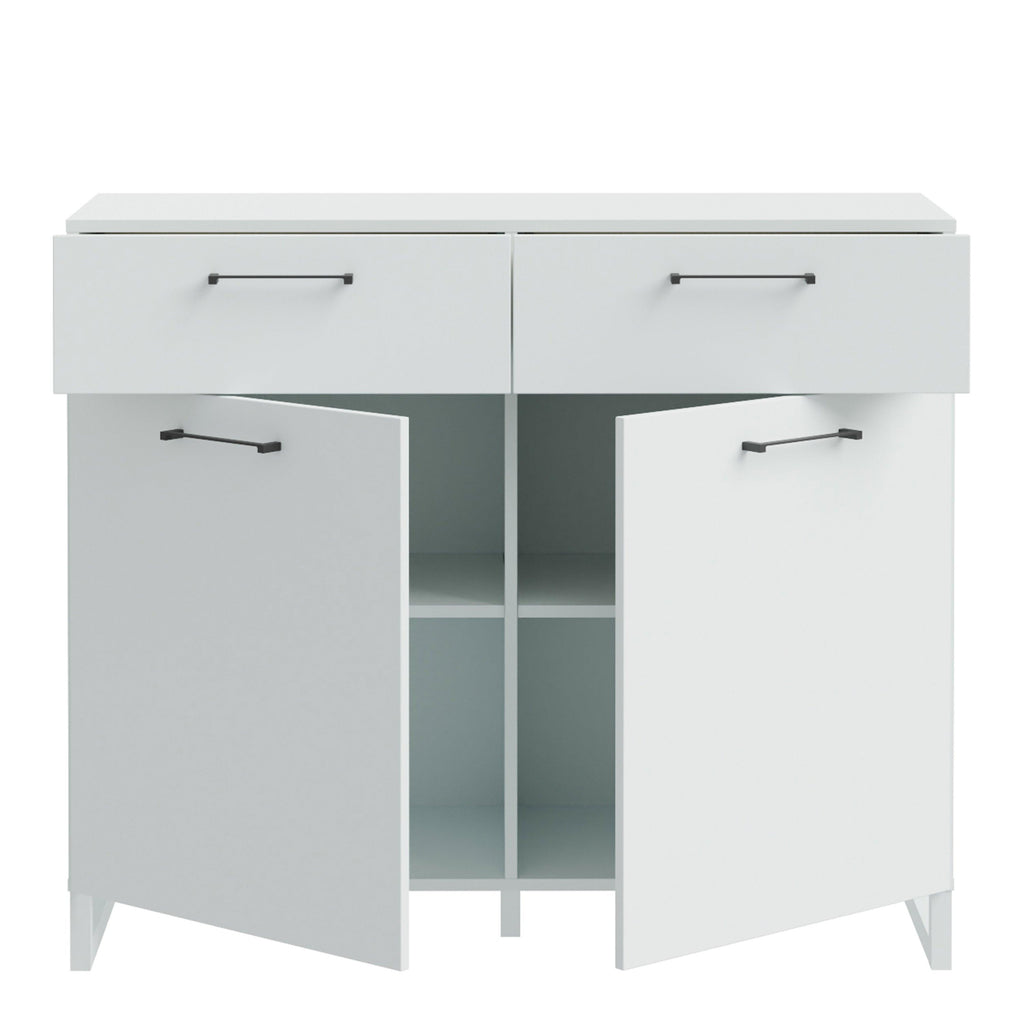 Sali 2 Door 2 Drawer Chest in Light Grey - image 4