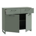 Sali 2 Door 2 Drawer Chest in Sage Green - image 3