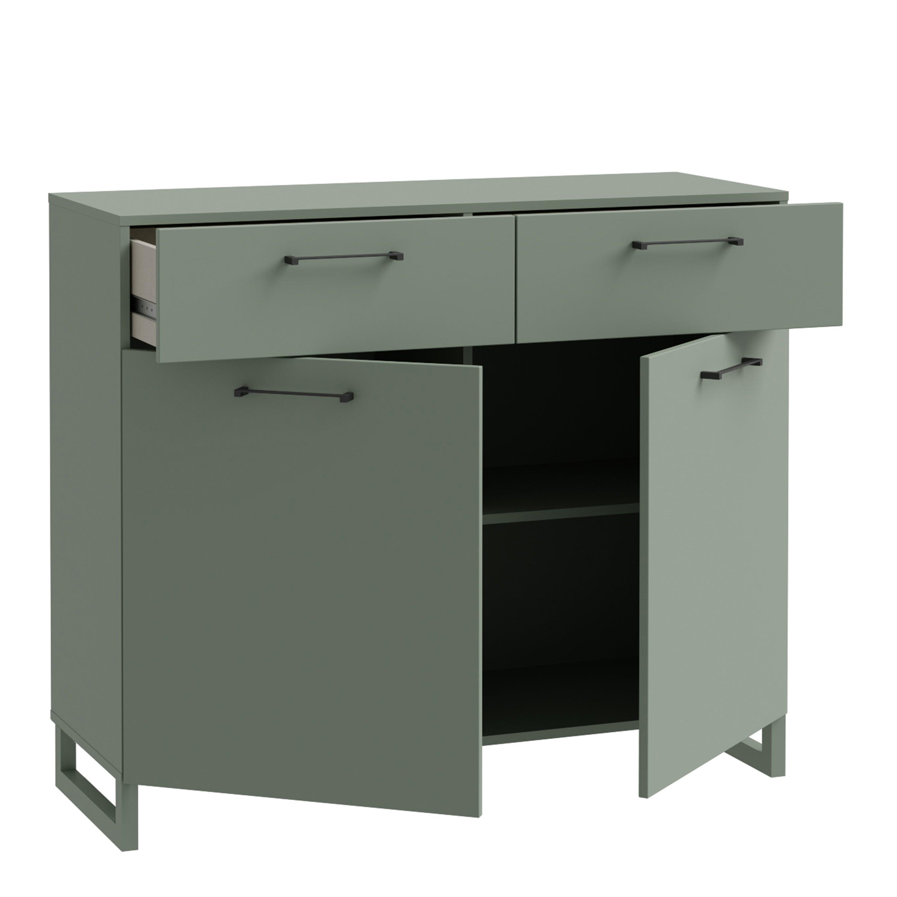 Sali 2 Door 2 Drawer Chest in Sage Green - image 3