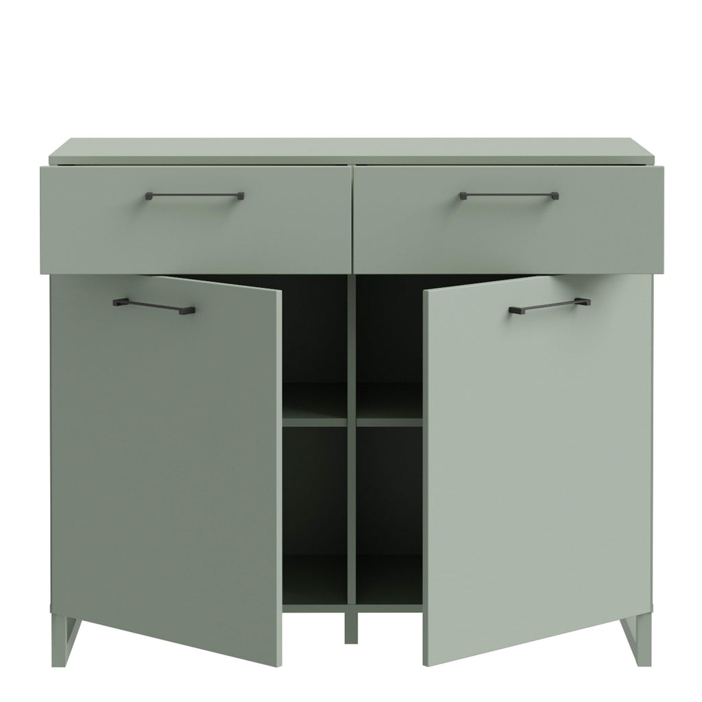 Sali 2 Door 2 Drawer Chest in Sage Green - image 4