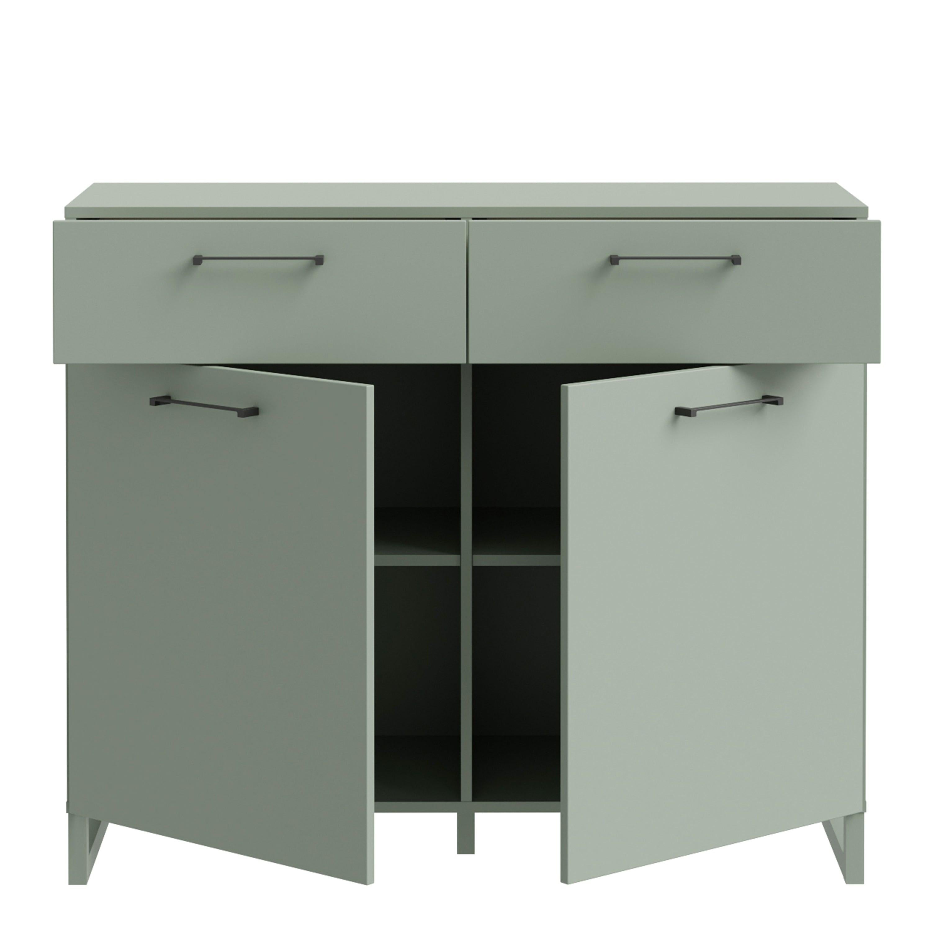 Sali 2 Door 2 Drawer Chest in Sage Green - image 4
