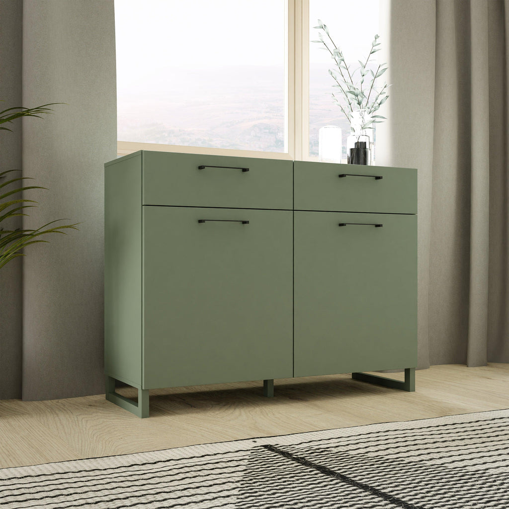 Sali 2 Door 2 Drawer Chest in Sage Green - image 6