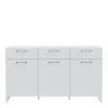 Sali 3 Door 3 Drawer Chest in Light Grey - image 2