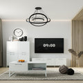 Sali 2 Door 2 Drawer TV Unit in Light Grey - image 5
