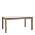 Wensley Dining Table in Light Grey and Oak 160.4x90cm