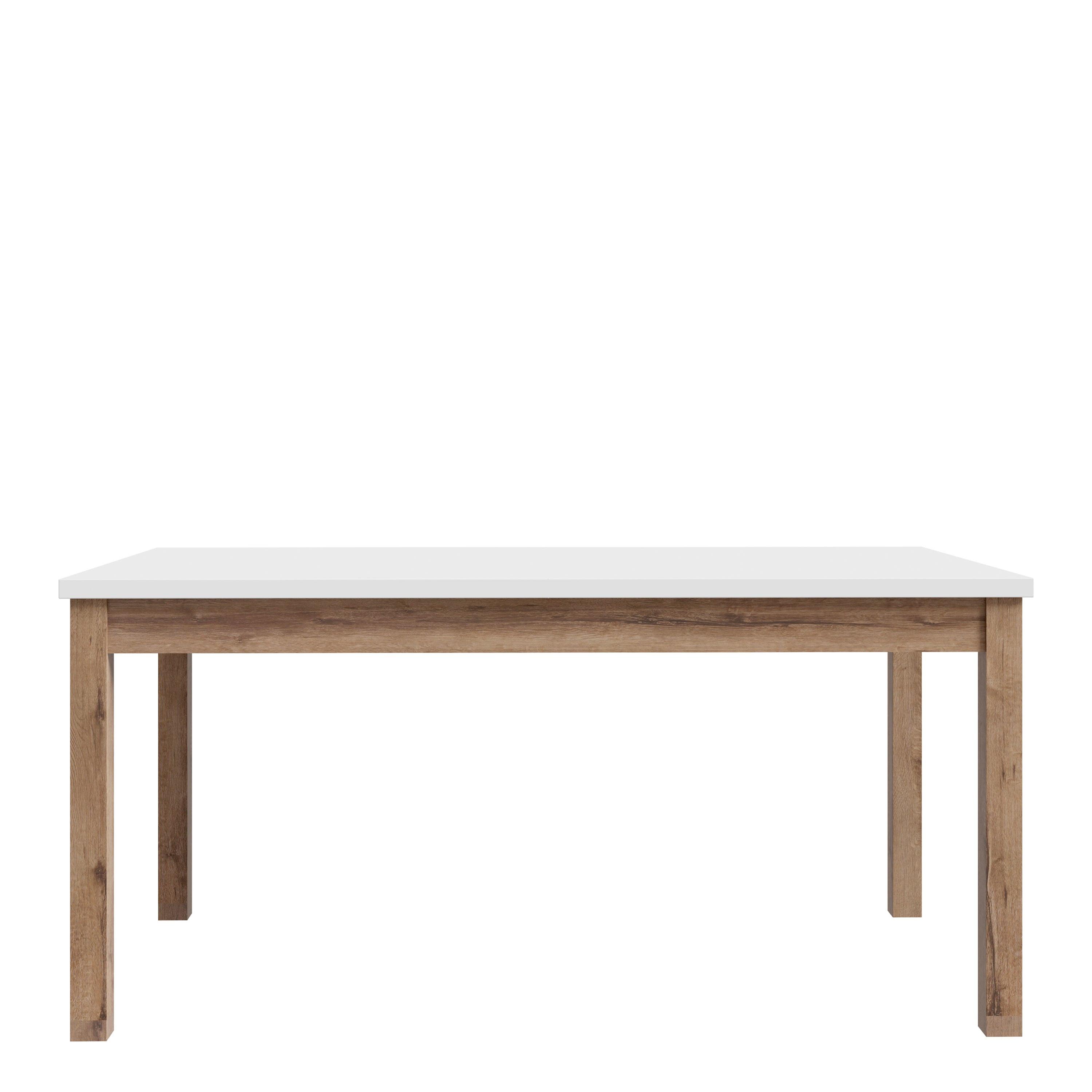 Wensley Dining Table in Light Grey and Oak 160.4x90cm - image 2