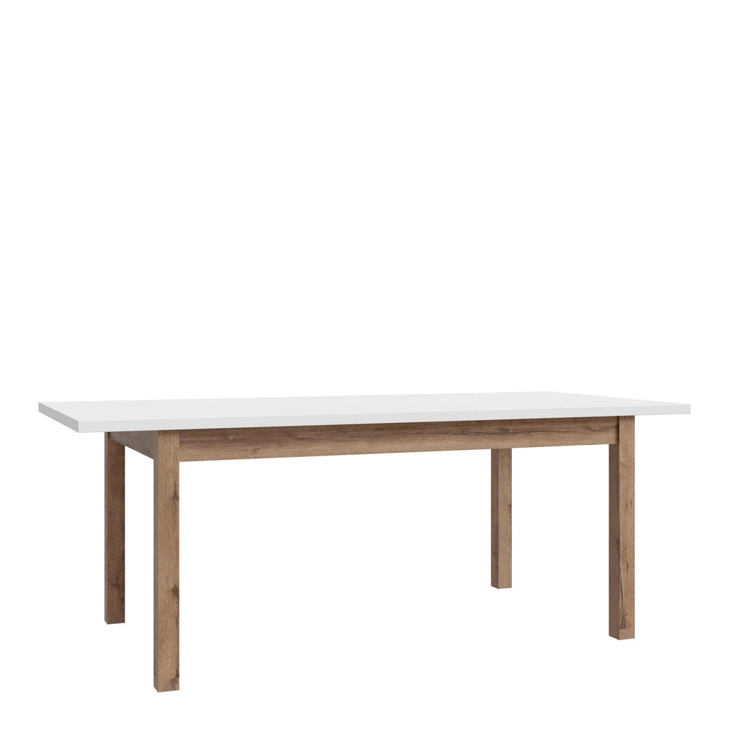 Wensley Dining Table in Light Grey and Oak 160.4x90cm - image 3