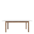 Wensley Dining Table in Light Grey and Oak 160.4x90cm - image 4