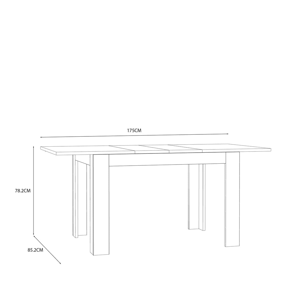 Grafton Extending Dining Table in Oak 120-175cm - image 8