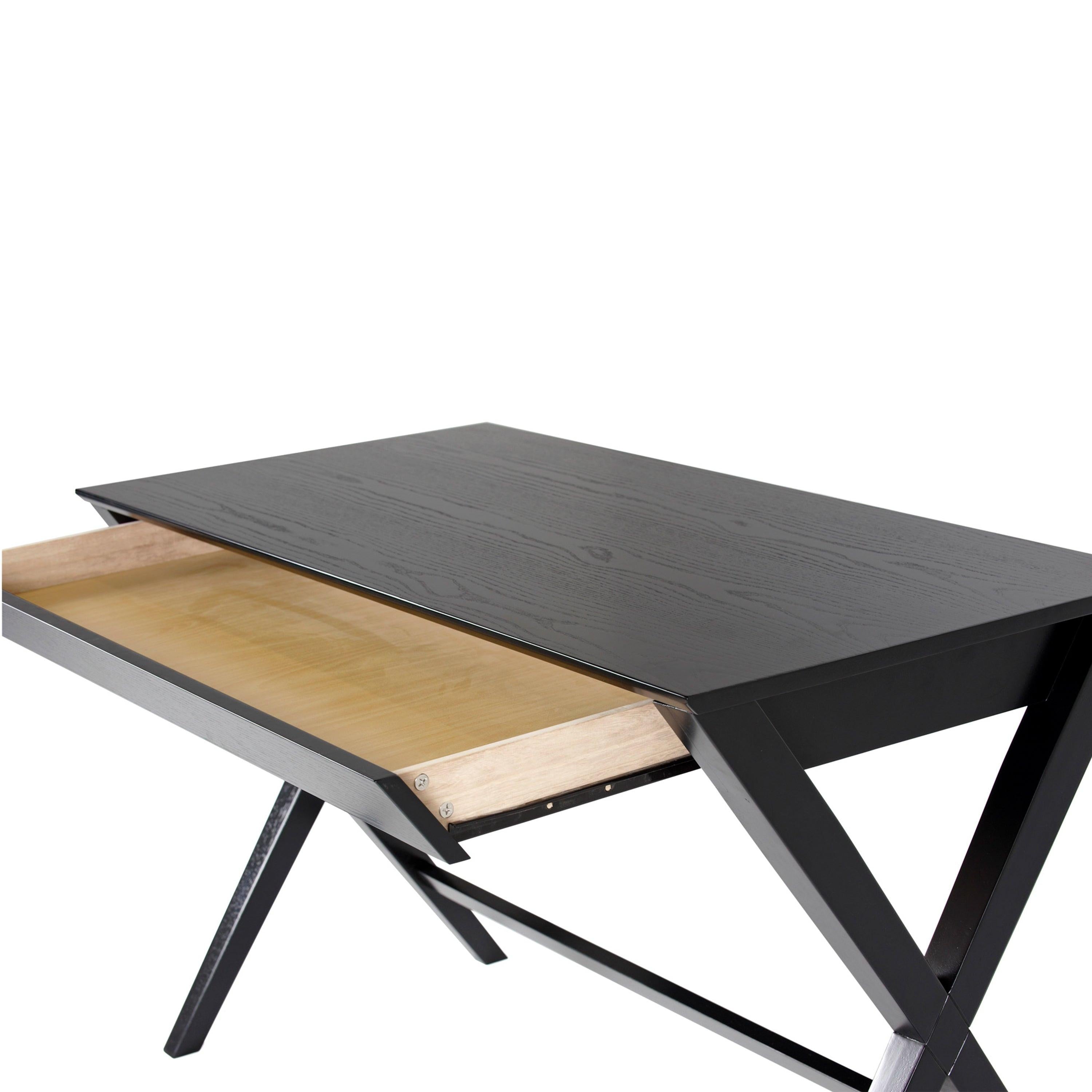 Writex Desk 1 Drawer in Black - image 5