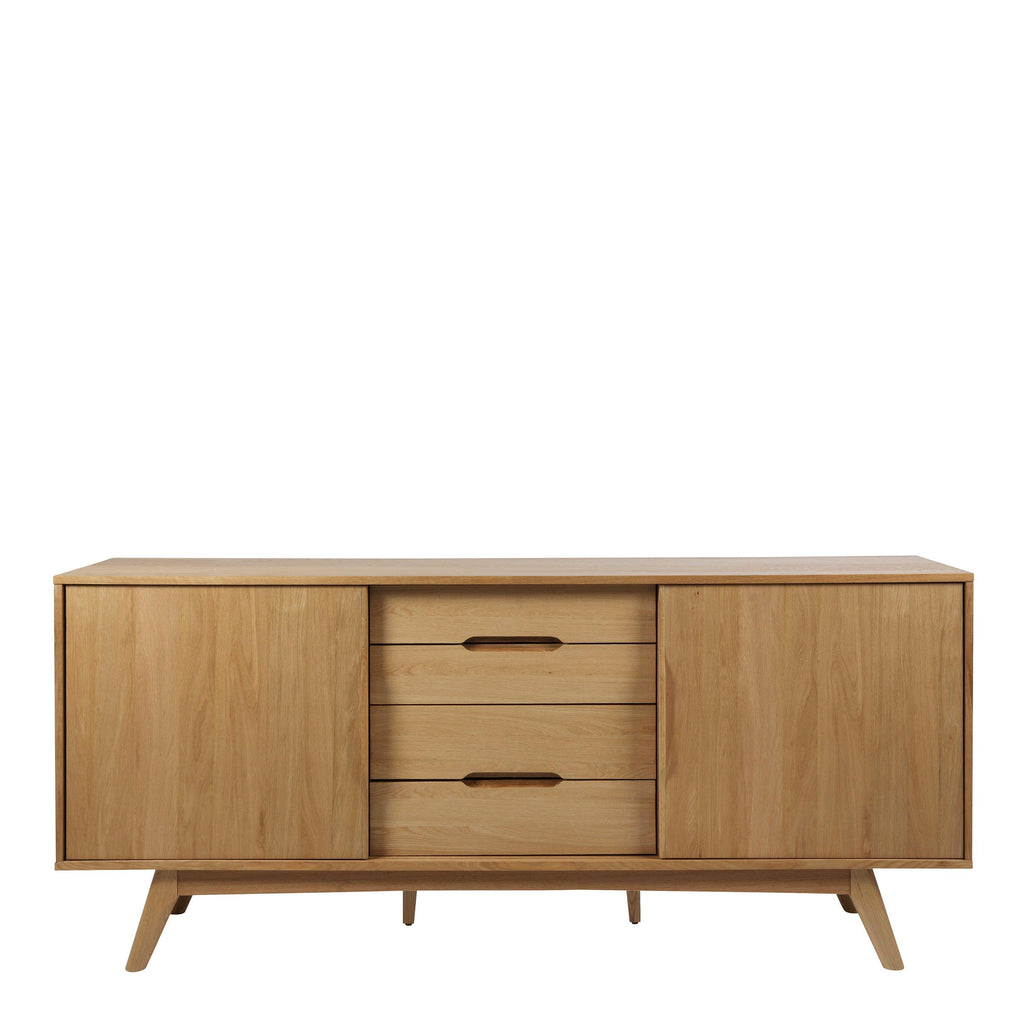 Marte 2 Door 4 Drawers Sideboard in Oak - image 2