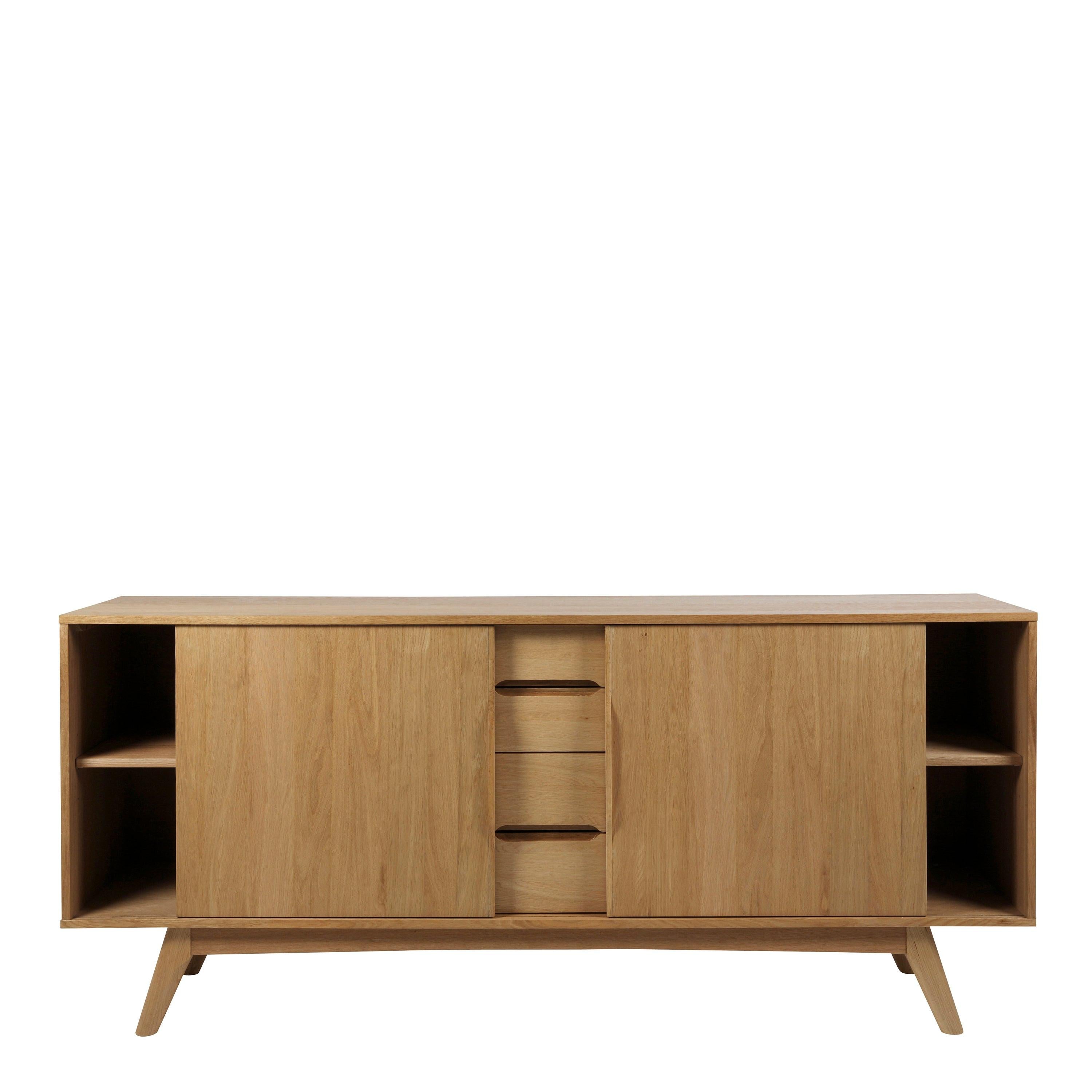 Marte 2 Door 4 Drawers Sideboard in Oak - image 7