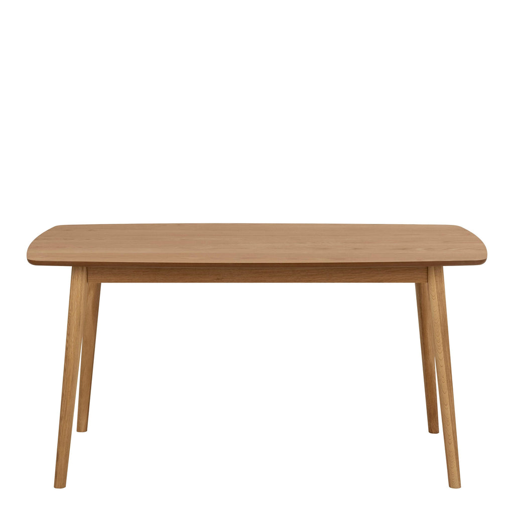 Nagano Rectangular Dining Table in Oak 150x80cm - image 2