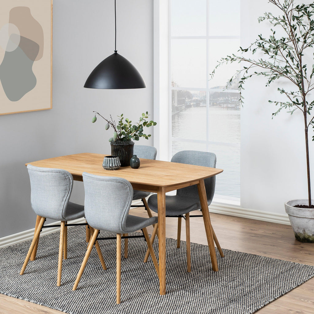 Nagano Rectangular Dining Table in Oak 150x80cm - image 3