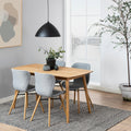 Nagano Rectangular Dining Table in Oak 150x80cm - image 3