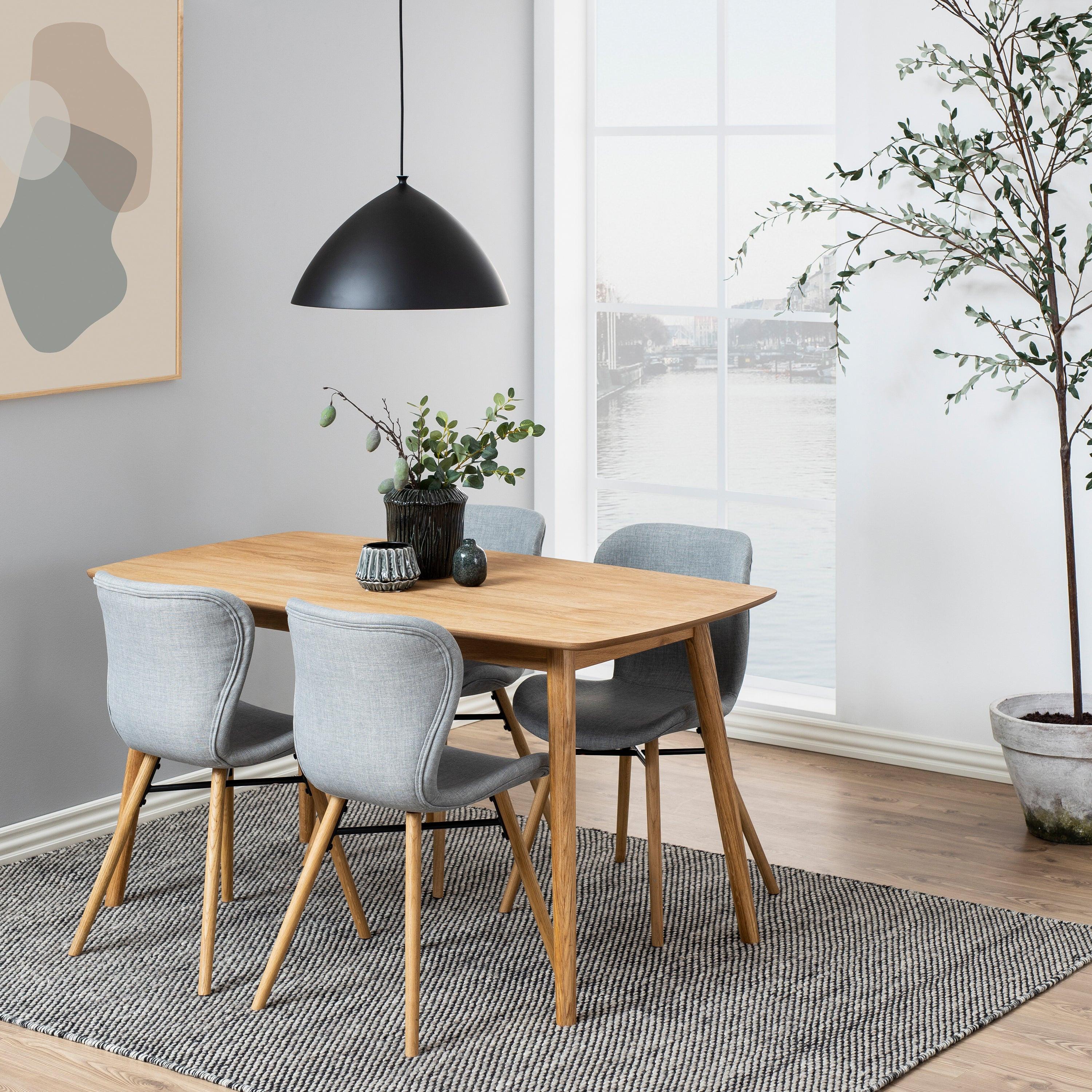 Nagano Rectangular Dining Table in Oak 150x80cm - image 3