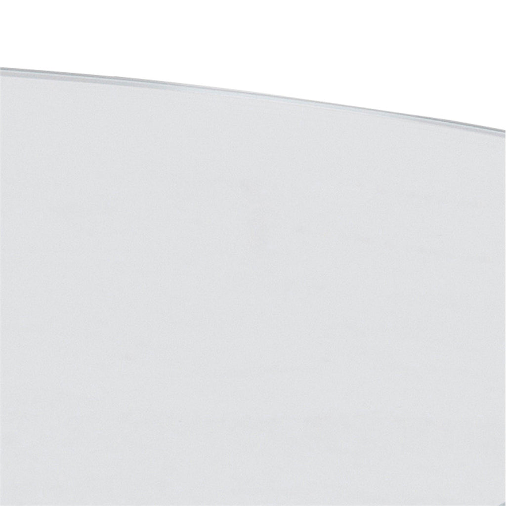 Heaven Round Coffee Table with Glass Top and Chrome Legs - image 6