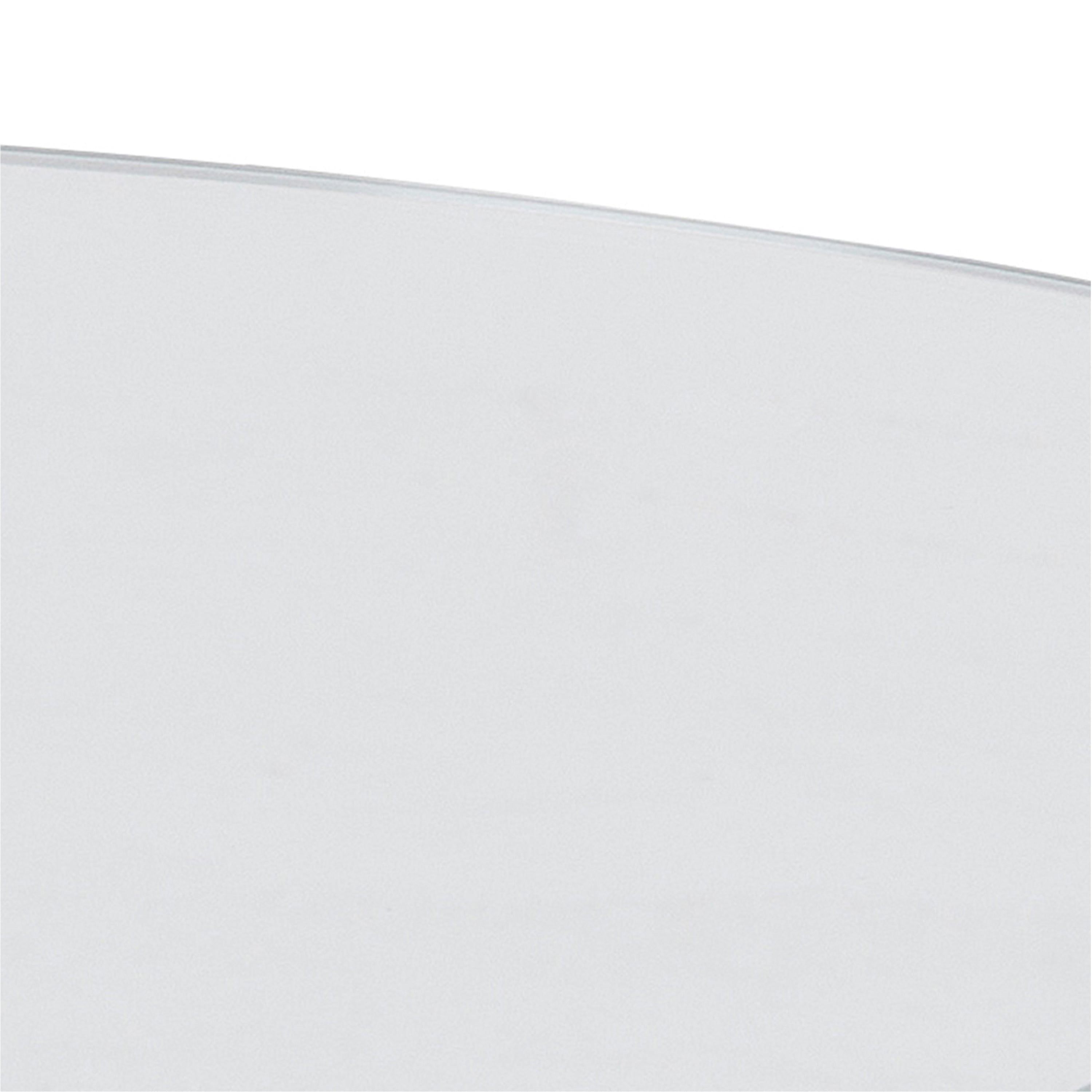 Heaven Round Coffee Table with Glass Top and Chrome Legs - image 6