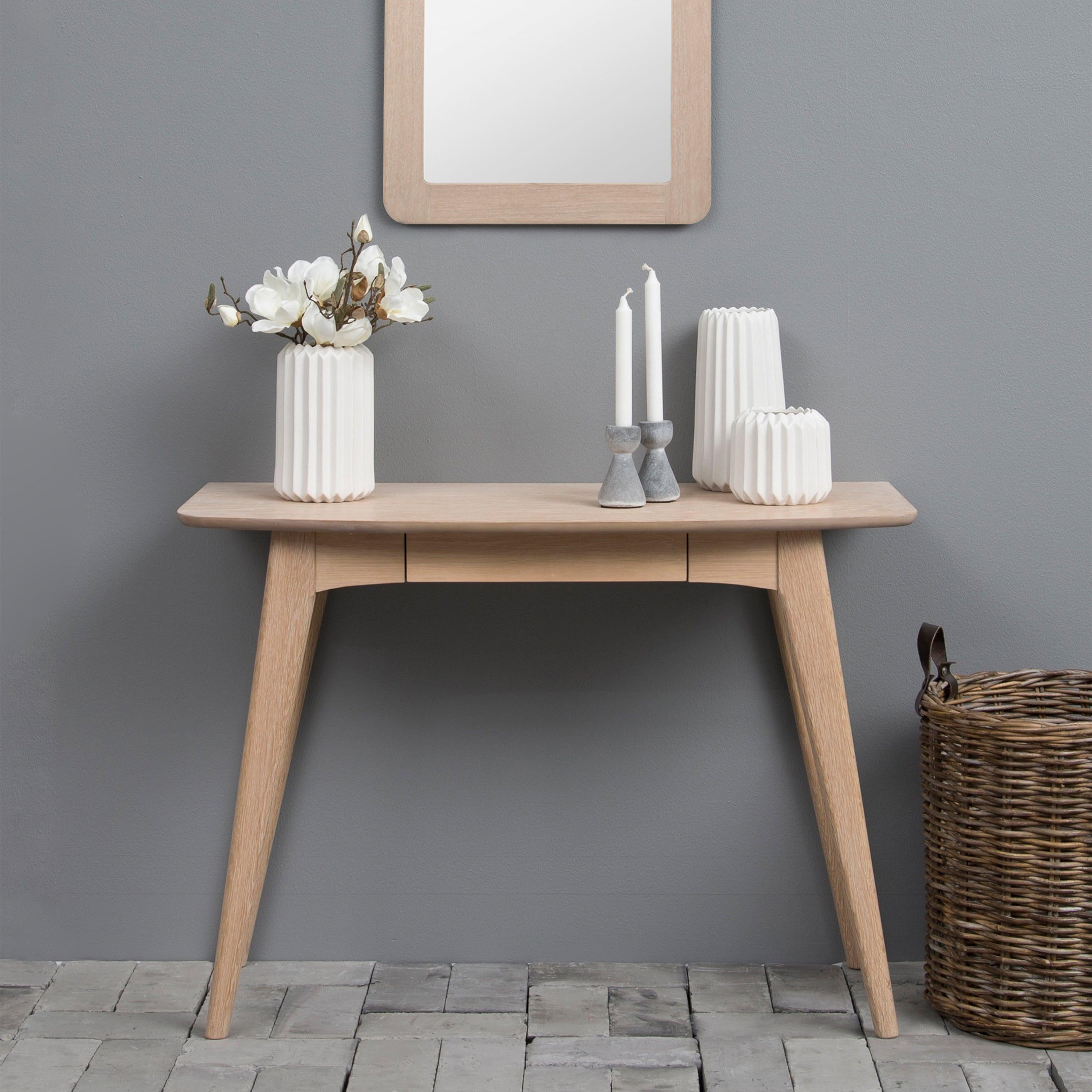 Woodstock 1 Drawer Desk in Oak - image 6